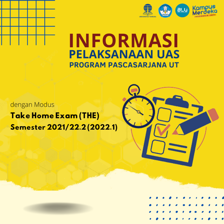 Ujian Akhir Semester (UAS) Semester 2021/22.2 (2022.1) Pascasarjana