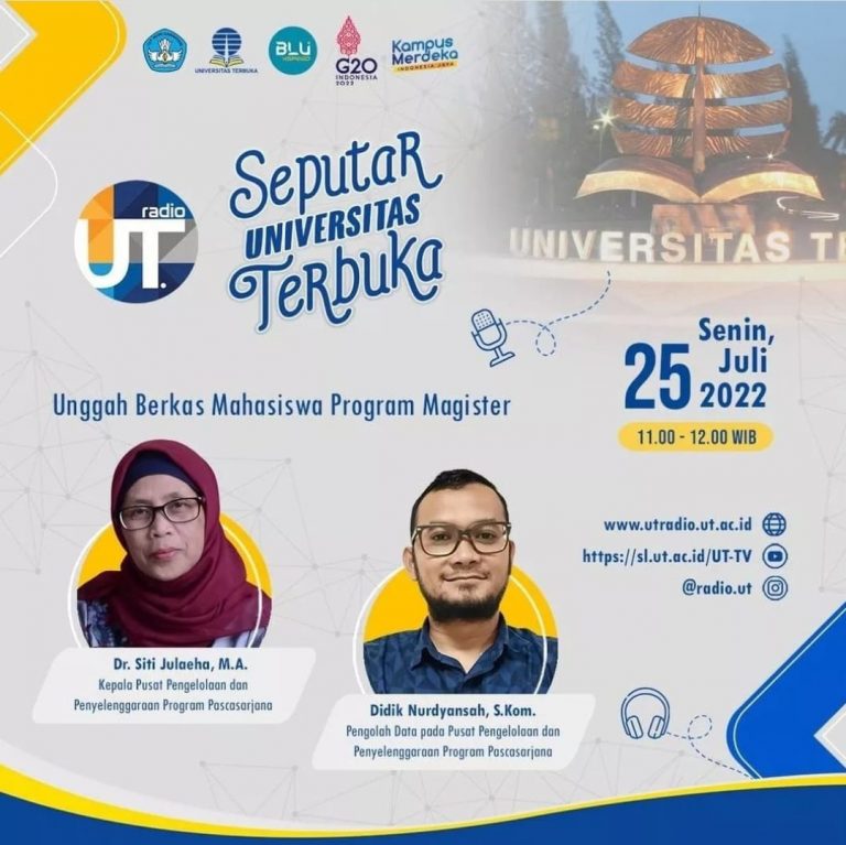 Tutorial Radio – Unggah Berkas Program Magister