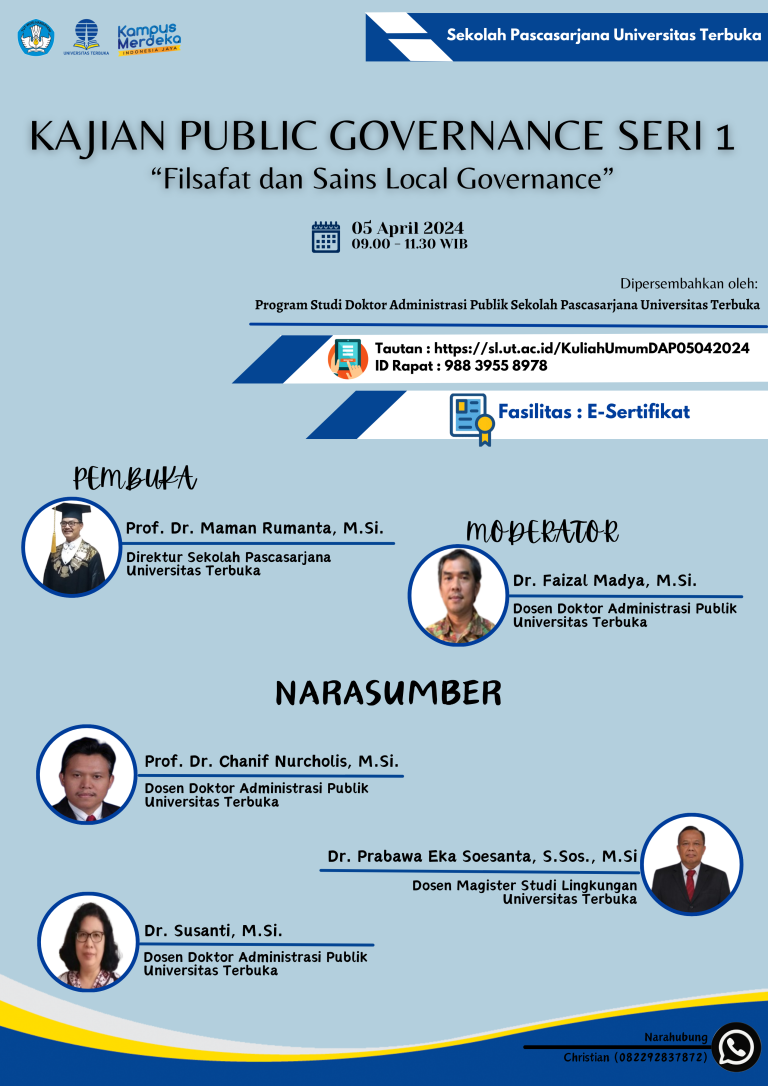 Kajian Public Governance Seri 1
