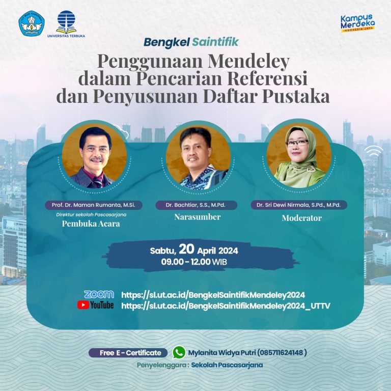 Bengkel Saintifik-Penggunaan Mendeley dalam Pencarian Referensi dan Penyusunan Daftar Pustaka
