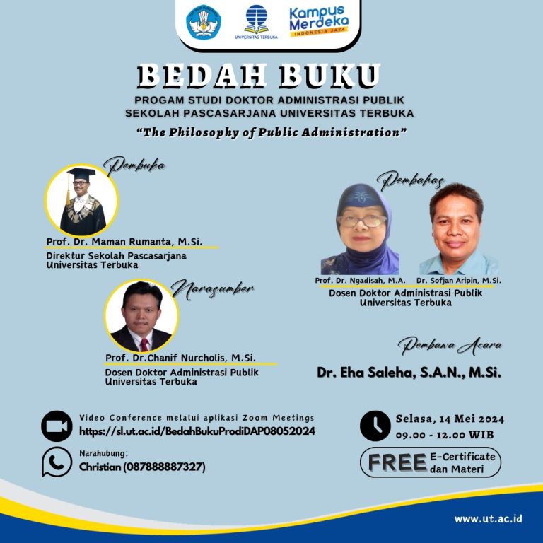 Bedah Buku – The Philosophy of Public Administration