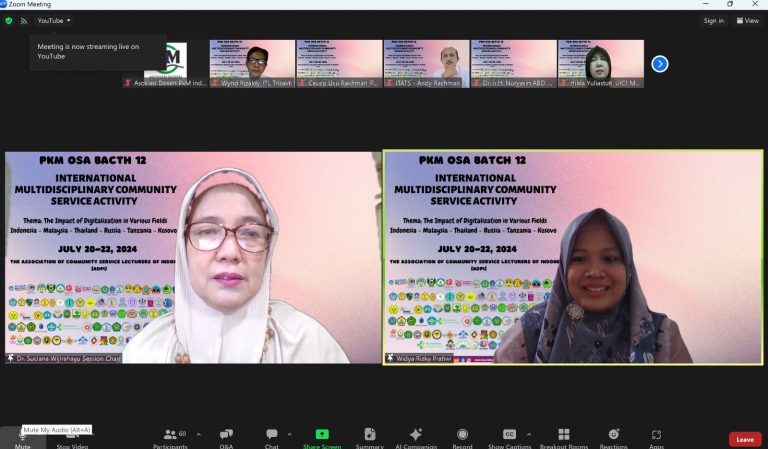 Dosen MPBI Universitas Terbuka Menjadi Moderator dan Keynote Speaker pada PkM Internasional OSA ADPI Batch 12