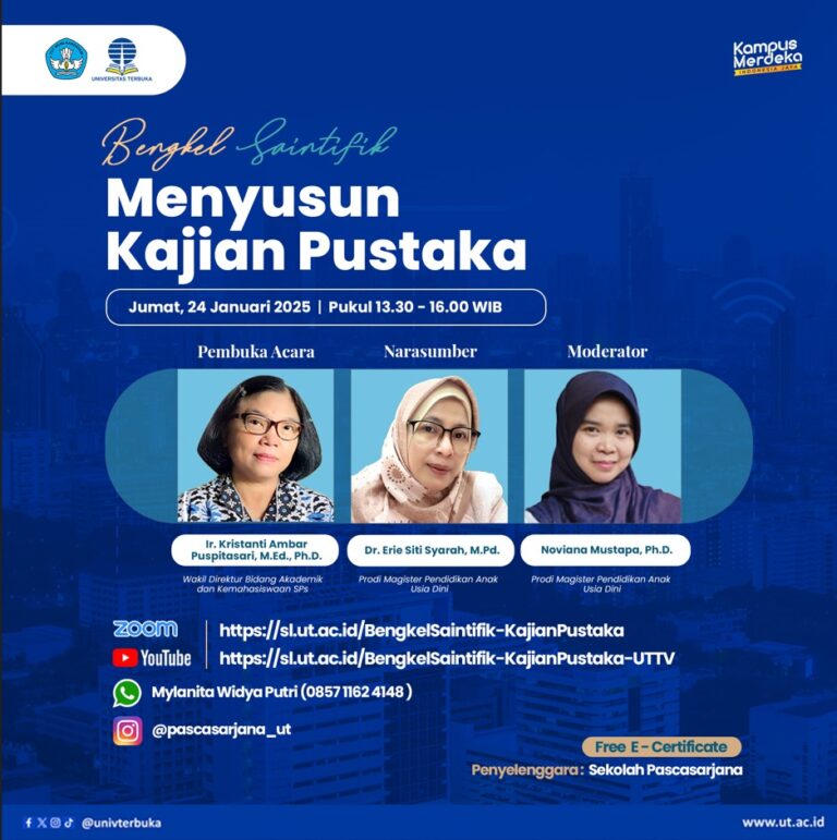Bengkel Saintifik – Menyusun Kajian Pustaka