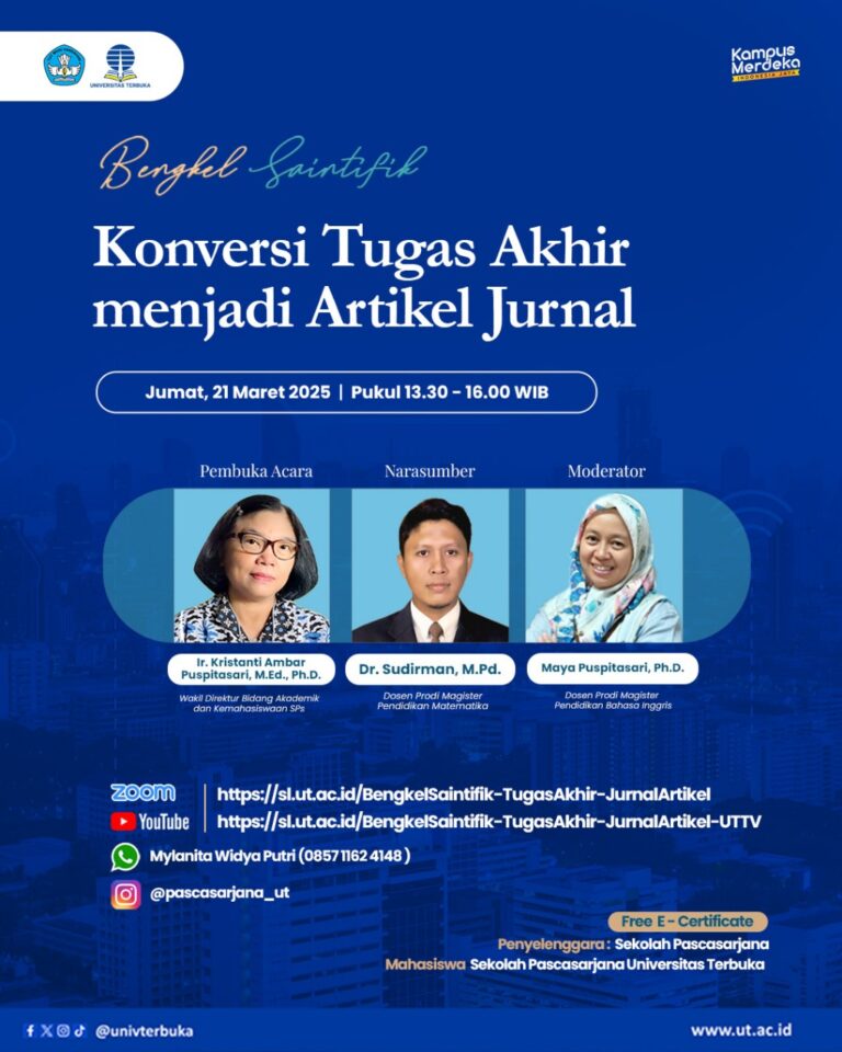 Benkel Saintifik – Konversi Tugas Akhir menjadi Artikel Jurnal