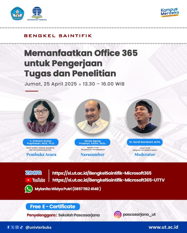 Bengkel Saintifik  -Memanfaatkan Office 365 untuk Pengerjaan Tugas dan Penelitian.
