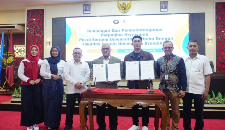 Universitas Terbuka dan Universitas Brawijaya Perkuat Kolaborasi untuk Pendidikan Hukum