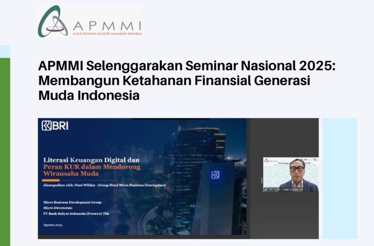 Prodi Magister Manajemen UT Aktif Berpartisipasi dalam Seminar Nasional APMMI 2025