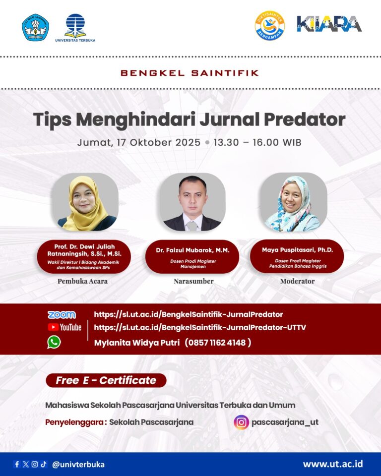 Bengkel Saintifik: Tips Menghindari Jurnal Predator